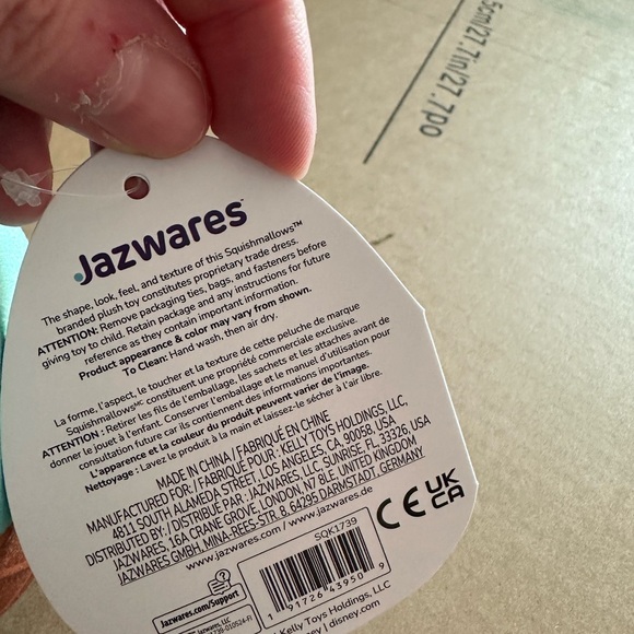 Squishmallows Disney Mickey Mouse Mint Chocolate Chip Ice Cream Scented Plush 5" - Picture 3 of 6